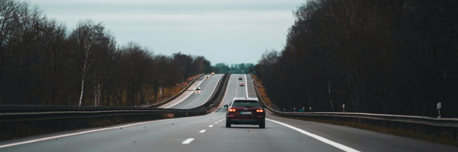 car on the road