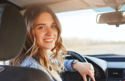 Woman at the wheel