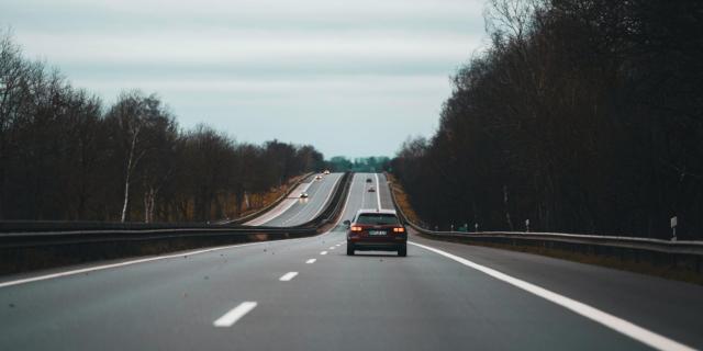 car on the road